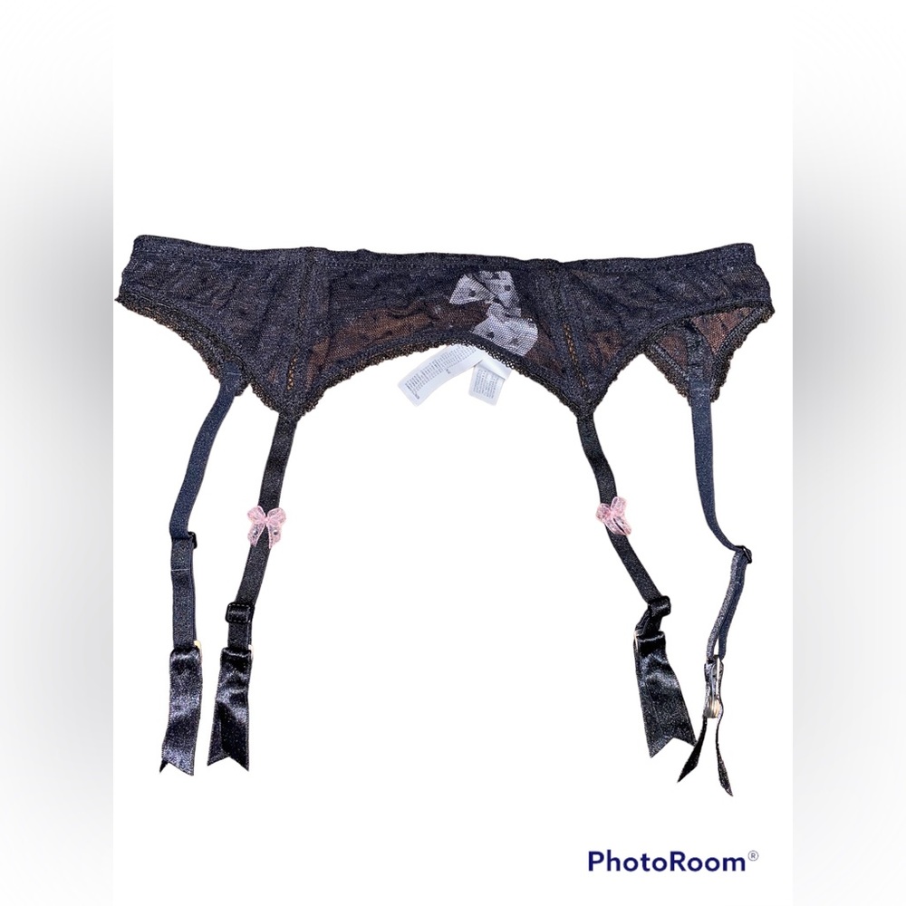 Intimissimi Black Lace Garter Belt